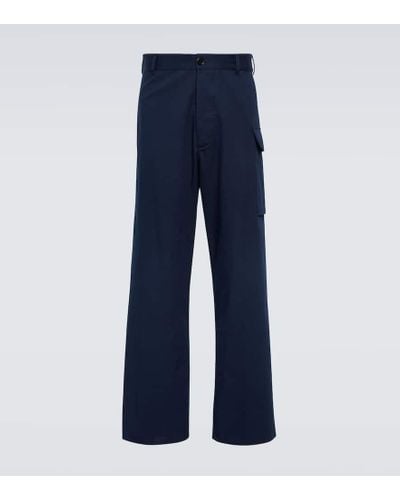 Marni Pantalones cargo de algodon - Azul
