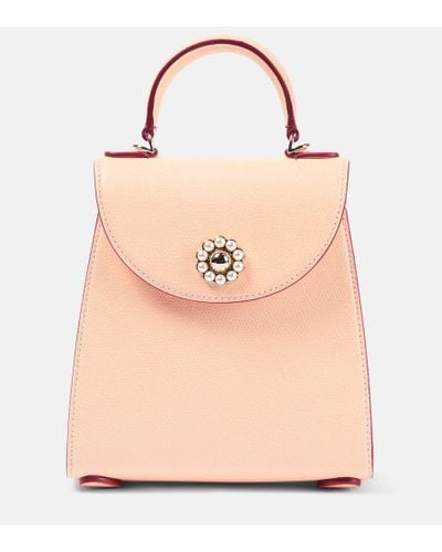 Simone Rocha Valentine Mini Leather Tote Bag - Pink