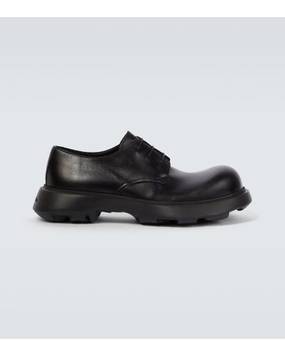 Acne Studios Leather Derby Shoes - Black