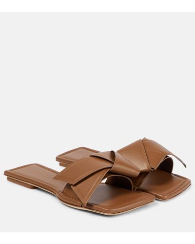 Acne Studios Musubi Leather Sandals - Brown