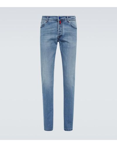 Kiton Jeans skinny - Azul