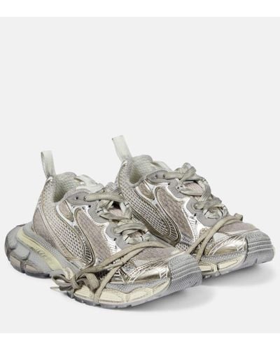 Balenciaga Sneakers 3xl aus Mesh - Grau