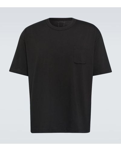 Visvim T-Shirt aus Baumwoll-Jersey - Schwarz