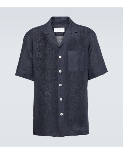Lardini Linen Shirt - Blue