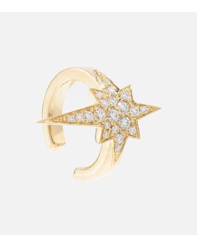 Robinson Pelham North Star 14kt Gold Ear Cuffs With Diamonds - Metallic