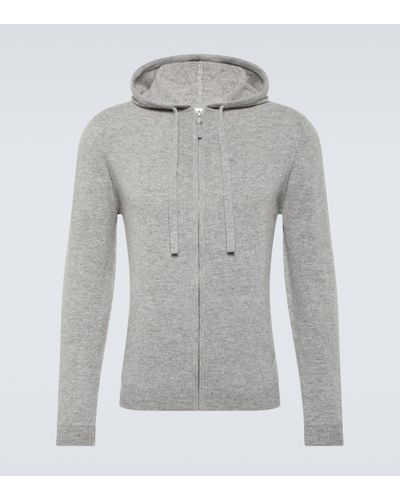 Allude Wool And Cashmere Hoodie - Grey