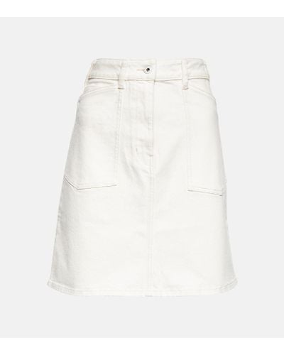 KENZO Minigonna di jeans - Bianco