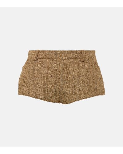 Tom Ford Tweed Shorts - Natural