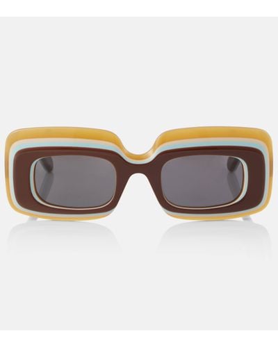 Loewe Paula's Ibiza Square Sunglasses - Brown