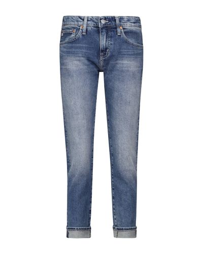 AG Jeans Ex Boyfriend Stretch-cotton Jeans - Blue