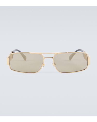 Versace Aviator Sunglasses - Natural