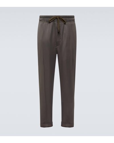 Tom Ford Cady Tapered Trousers - Green
