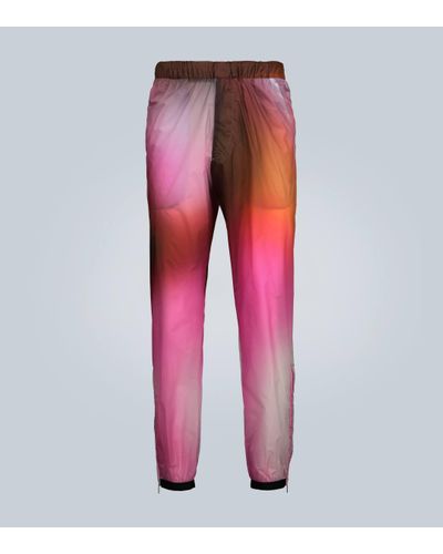 Prada Printed Technical Trousers - Multicolour