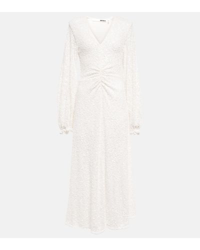 ROTATE BIRGER CHRISTENSEN Robe de mariee Sirin a sequins - Blanc