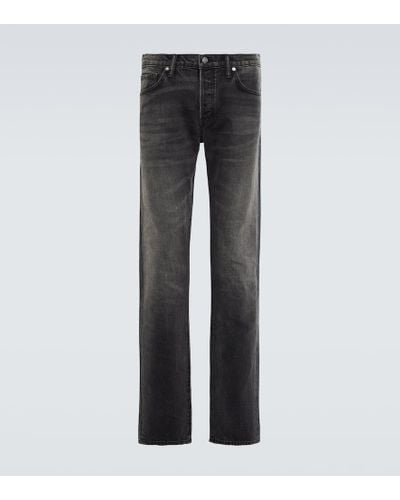 Tom Ford Mid-Rise Slim Jeans - Grau