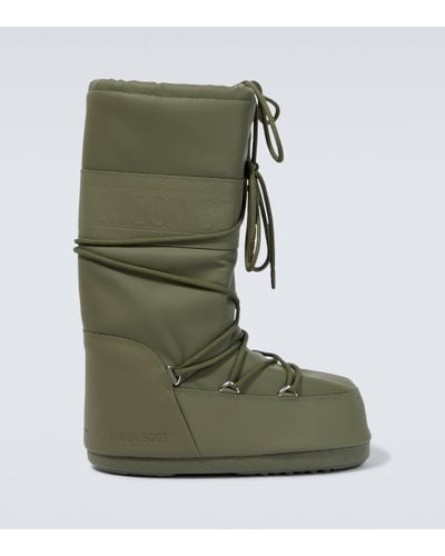 Moon Boot Icon Rubber Boots - Green
