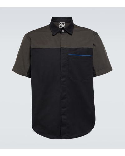 GR10K Hemd aus einem Baumwollgemisch - Schwarz