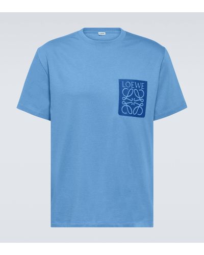 Loewe Cotton Jersey T-shirt - Blue