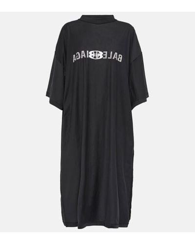 Balenciaga Robe en coton - Noir
