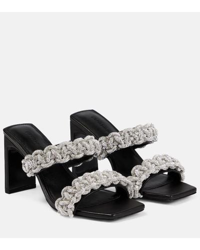Jonathan Simkhai Walker Crystal-embellished Sandals - Black