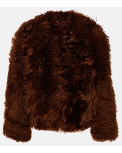 Tom Ford Shearling Jacket - Brown
