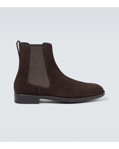 Tom Ford Suede Chelsea Boots - Brown