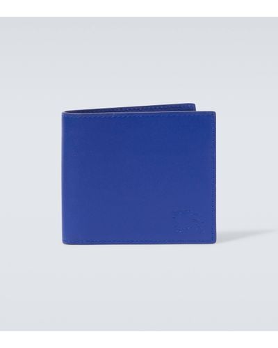 Burberry Ekd Leather Wallet - Blue