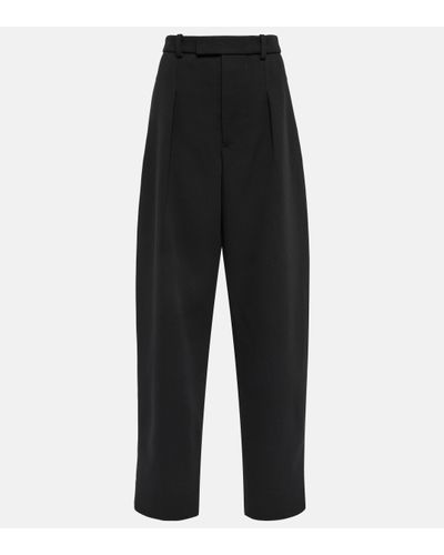 Wardrobe NYC X Hailey Bieber – Pantalon ample HB en laine vierge - Noir