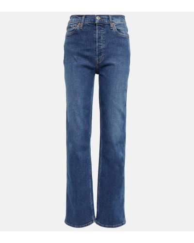 RE/DONE Jeans '90s High Rise Loose - Blu