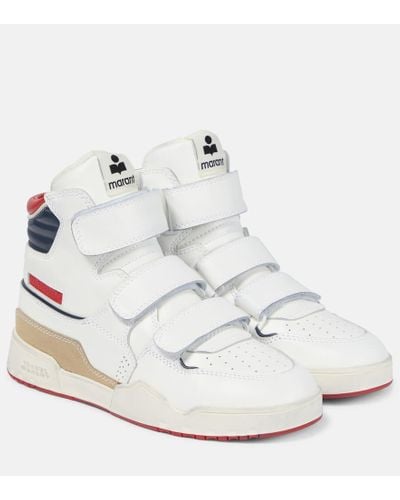 Isabel Marant Lace-up High-top Sneakers - White