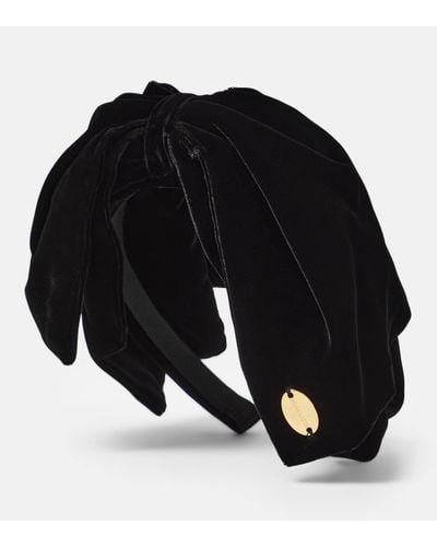 Nina Ricci Velvet Headband - Black