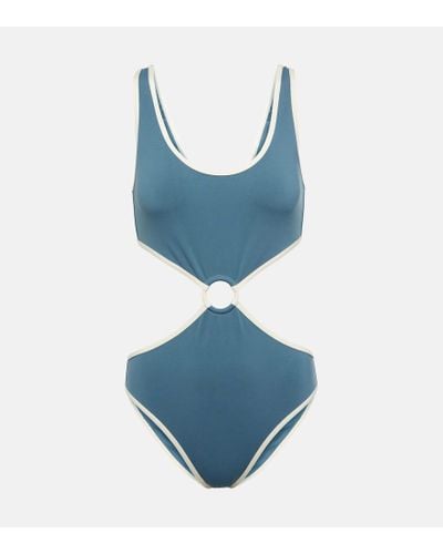 Eres Magda Cutout Swimsuit - Blue