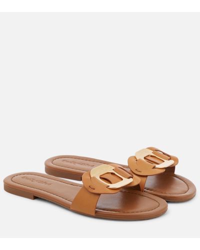 See By Chloé Chany Leather Sandals - Brown