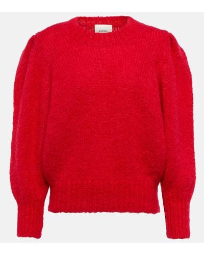 Isabel Marant Pullover Emma in misto mohair - Rosso