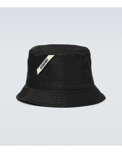 Jacquemus Le Bob Ovalie Bucket Hat - Black