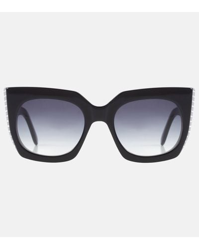 Alaïa Alaia Acetate Sunglasses - Black