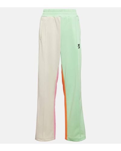 Palm Angels Pantaloni sportivi con stampa - Verde