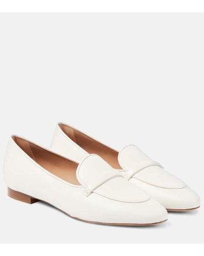 Malone Souliers Bruni Leather Loafers - White