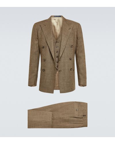 Polo Ralph Lauren Anzug aus Seide und Leinen - Natur