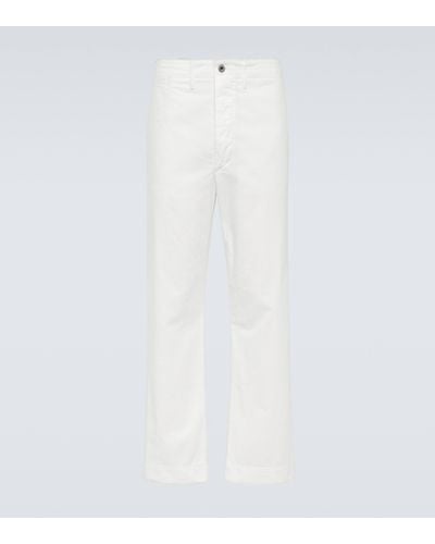 RRL Mid-rise Straight Jeans - White