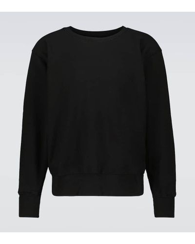 Les Tien Cotton Fleece Sweatshirt - Black