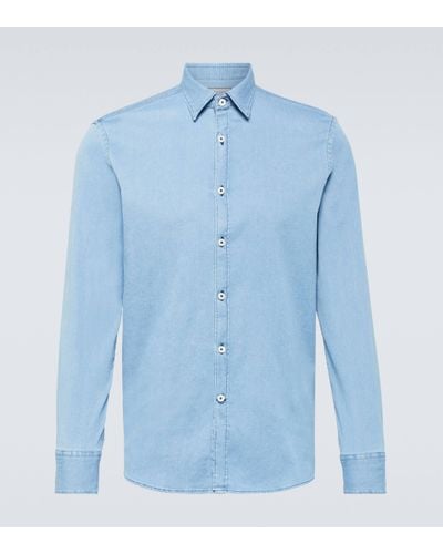 Canali Denim Shirt - Blue