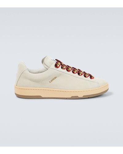 Lanvin Lite Curb Low Top Trainers - White