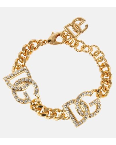 Dolce & Gabbana Verziertes Armband DG - Mettallic