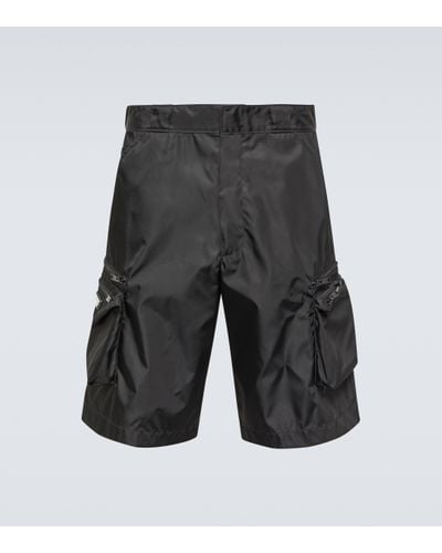 Prada Re-nylon Cargo Shorts - Grey