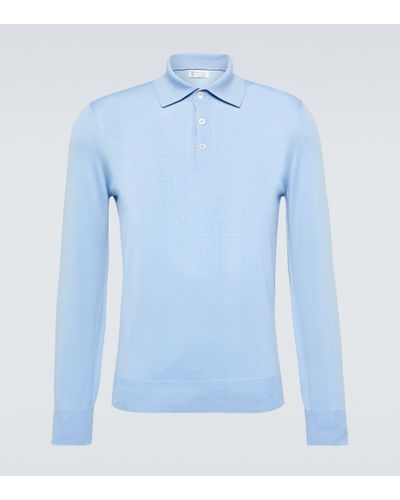 Brunello Cucinelli Wool And Cashmere Jumper - Blue