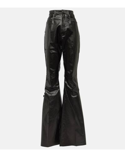 Rick Owens Bolan High-rise Bootcut Jeans - Black
