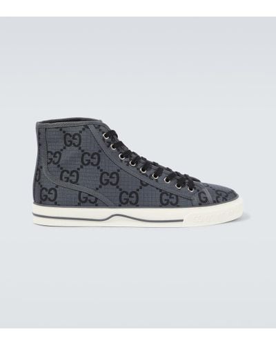 Gucci Men's Tennis 1977 High-top Sneaker - Grigio