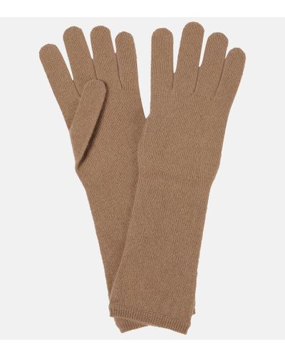 Max Mara Oglio Cashmere Gloves - Brown