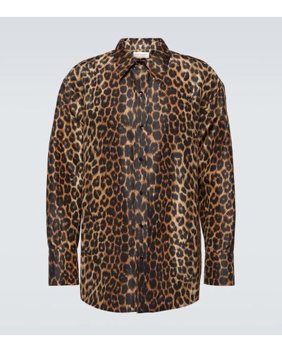 Saint Laurent Shirts - Brown